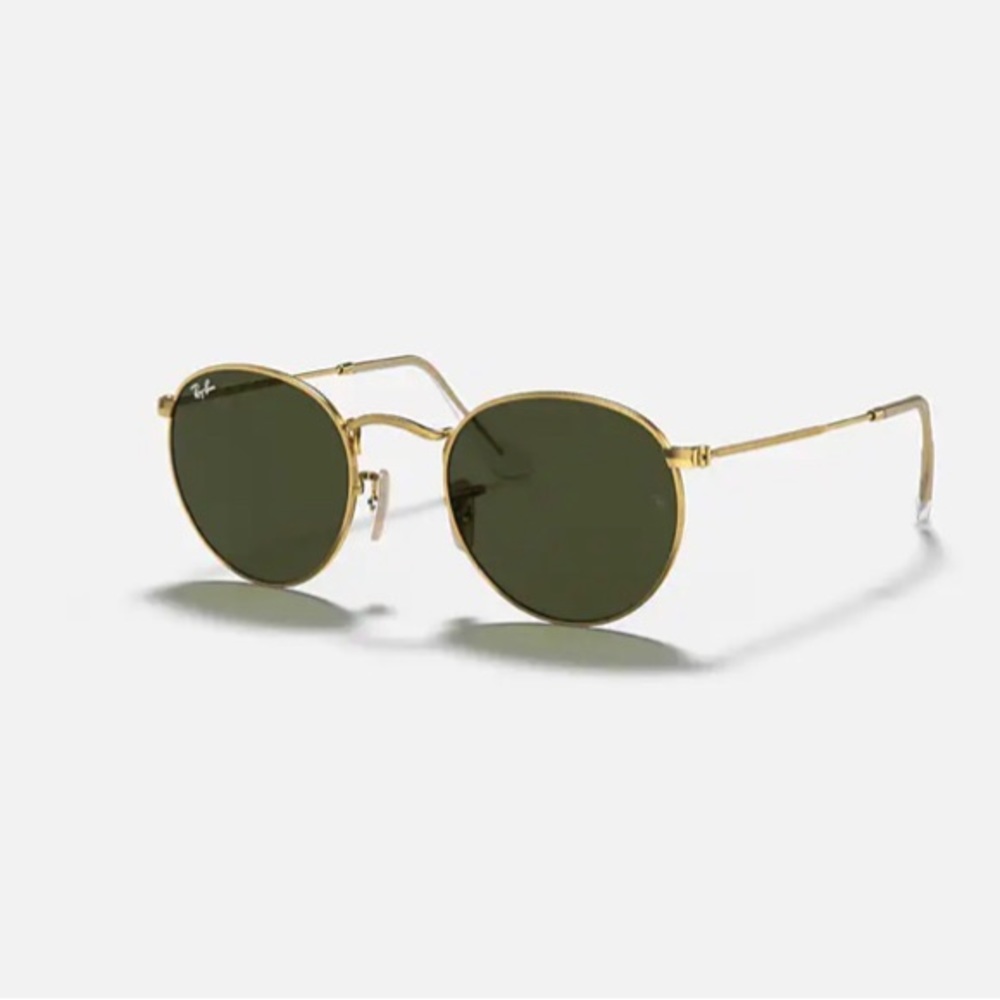 Ray Ban Lennon round sunglasses with case and polishing cloth